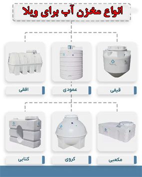 مخزن آب برای ویلا
